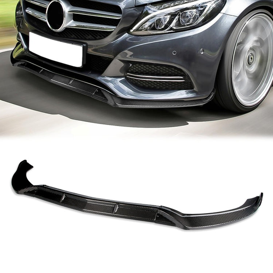 LIP FRONTAL 15-18 MERCEDES W205 C-CLASS / 17-18 MERCEDES C43 AMG / 15-18 MERCEDES C63 AMG / 15-18 MERCEDES C200 / 17-18 MERCEDES C250 / 15-18 MERCEDES C300 / 16-18 MERCEDES C350E / 15-18 MERCEDES C180 / 16-18 MERCEDES C450 AMG / 2015 MERCEDES C350 / 2015