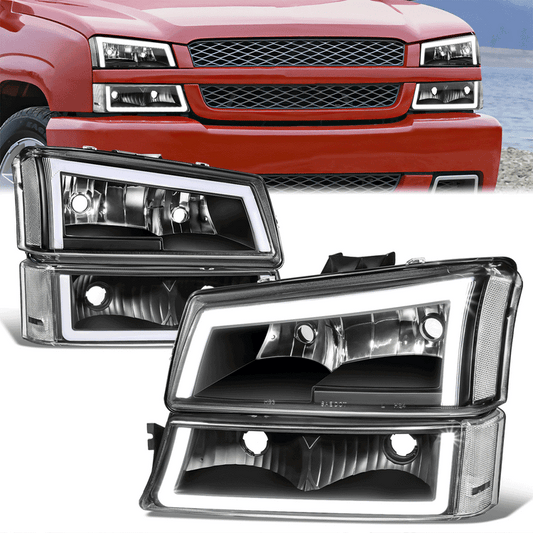 FAROS 03-06 CHEVY SILVERADO 1500, 2500, 2500HD, 3500, 3500HD, CHEVY AVALANCHE 1500, 2500 / 2007 SILVERADO 1500, 1500HD, 2500HD, 3500 CLASSIC - FITS AVALANCHE MODELS WITHOUT FACTORY CLADDING ONLY - REQUIRES WIRING TO EXISTING VEHICLE WIRING HARNESS - LED