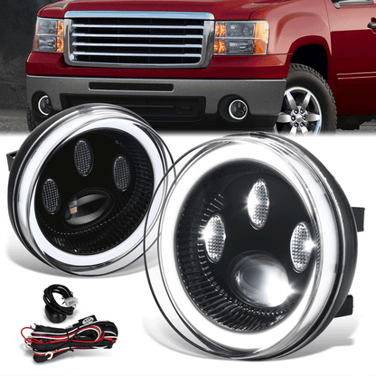 FAROS DE NIEBLA 07-14 GMC SIERRA 2500HD 3500HD / 07-13 GMC SIERRA 1500,CLEAR