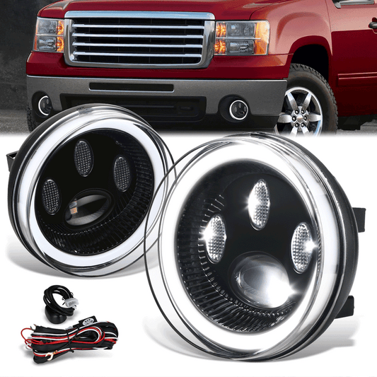 FAROS DE NIEBLA 07-14 GMC SIERRA 2500HD 3500HD / 07-13 GMC SIERRA 1500,CLEAR
