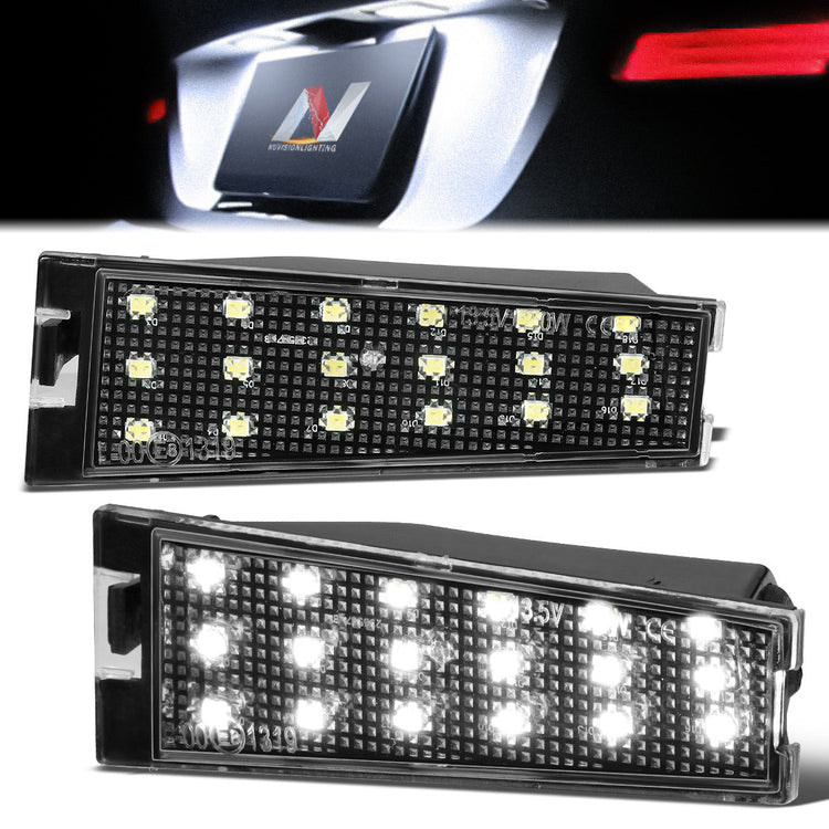 ACCESORIOS 08-10 CADILLAC CTS SEDAN - ABS PLASTIC HOUSING / POLYCARBONATE LENS - BLACK / CLEAR