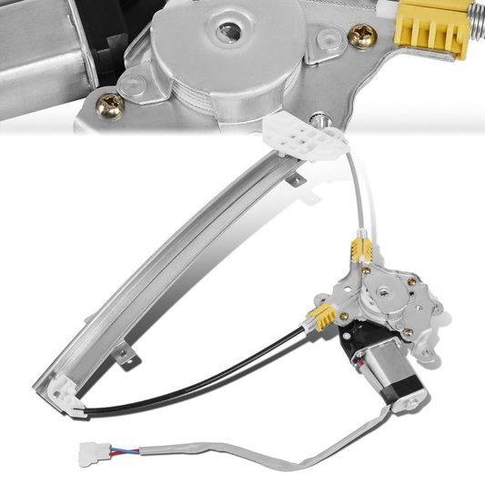 REGULADOR DE VENTANA WINDOW MOTORS & REGULATORS - METALLIC - 93-96 MITSUBISHI MIRAGE SEDAN - METALLIC - BARE STEEL/PLASTIC