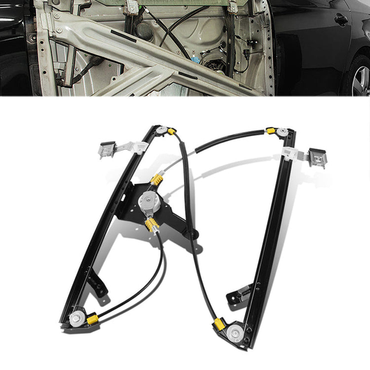 REGULADOR DE VENTANA WINDOW MOTORS & REGULATORS - METALLIC - 02-08 FORD EXPLORER/07-08 FORD EXPLORER SPORT TRAC/02-08 MERCURY MOUNTAINEER - FOR USE WITH BOSCH MOTOR & WHITE MOTOR HOUSING ONLY - METALLIC - BARE STEEL/PLASTIC