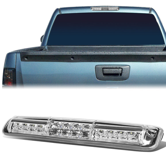 LUZ DE FRENO 99-06 CHEVY SILVERADO 1500, 2500, 3500, HD MODELS, GMC SIERRA 1500, 2500, 3500, HD MODELS / 2007 SILVERADO 1500, 2500, 3500, HD MODELS CLASSIC, SIERRA 1500, 2500, 3500 , HD MODELS CLASSIC - LED - CHROME