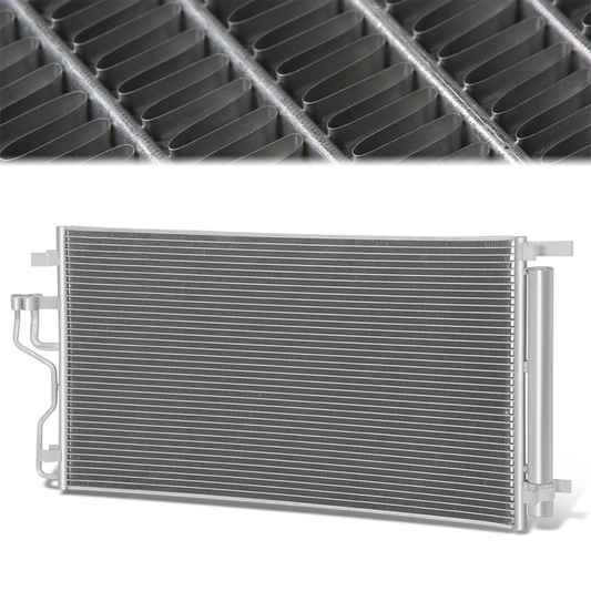 CONDENSADOR HYUNDAI TUCSON 2010-2015 / KIA SPORTAGE 2011-2016 - FOR 2.4L MODEL - ALUMINIUM