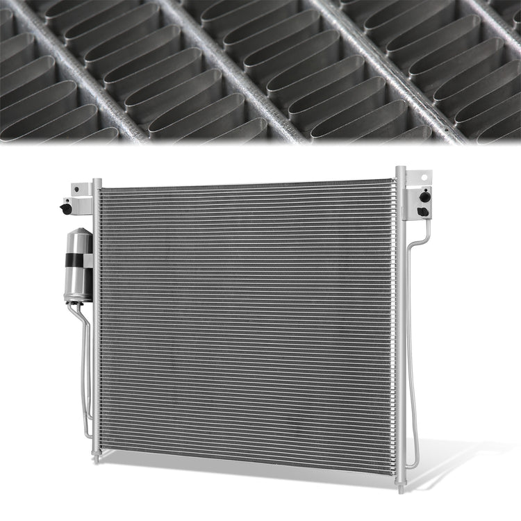 CONDENSADOR NISSAN FRONTIER 2005-2021 / NISSAN PATHFINDER 2008-2012 / NISSAN XTERRA 2006-2015 - ALUMINUM - SILVER