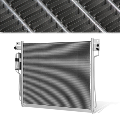 CONDENSADOR NISSAN FRONTIER 2005-2021 / NISSAN PATHFINDER 2008-2012 / NISSAN XTERRA 2006-2015 - ALUMINUM - SILVER