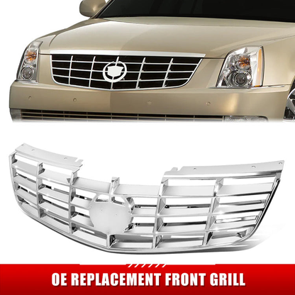 PARRILLA GRILLE - CADLAC DTS '06-'11/ GRILLE ASS'Y/ ALL CHROME W/MOULDING/ (W/O ADAPTIVE CURISE CONTROL)