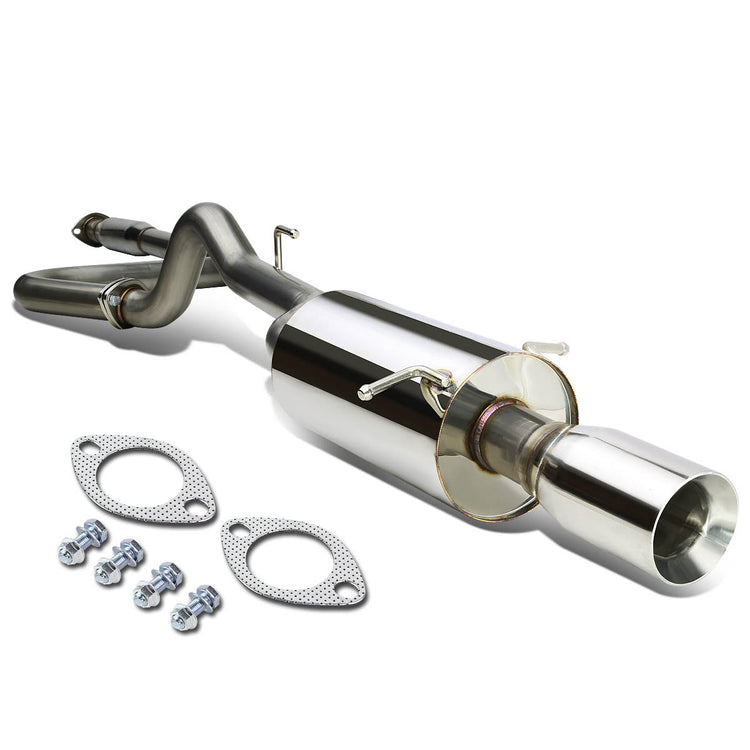 TUBERIA CATBACK CATBACK - 05-10 CHEVY COBALT / 07-10 PONTIAC G5 2.2L - SINGLE ROLLED TIP - STAINLESS STEEL