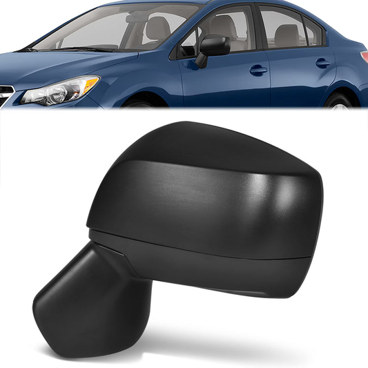 RETROVISOR MIRROR - OE STYLE - SUBARU IMPREZA 12-14 - WITH POWER WITH HEATED GLASS - DRIVER SIDE - PAINT TO MATCH - BLACK