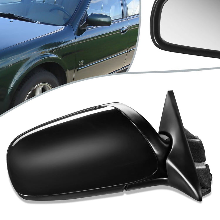 RETROVISOR MIRROR - OEM - 96-99 NISSAN MAXIMA / 96-99 INFINITI I30 - POWERED - HEATED - TEXTURED - BLACK - RIGHT