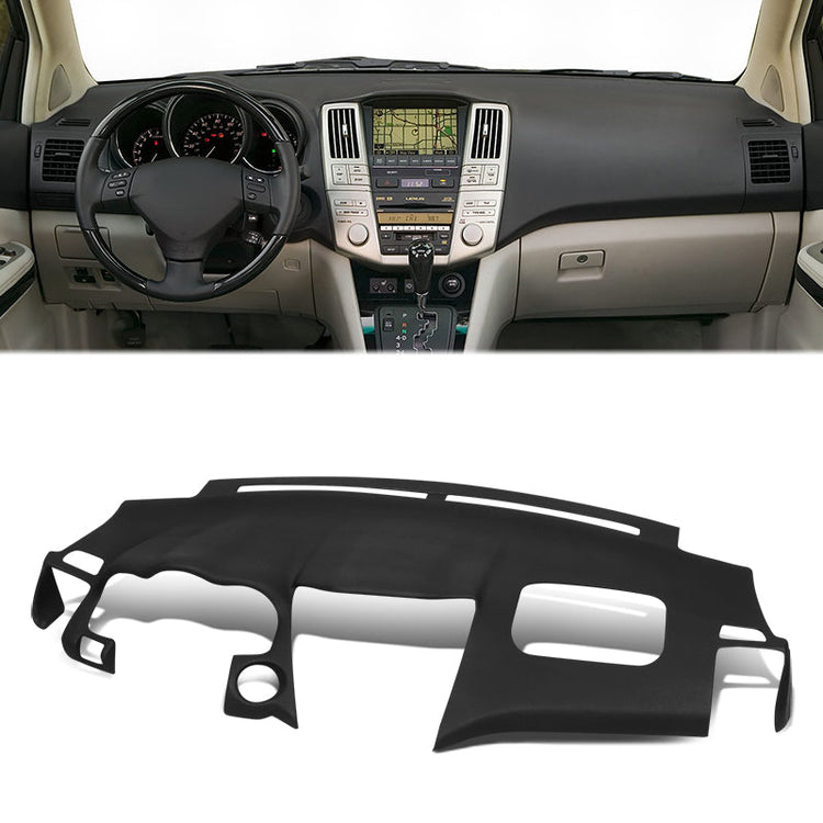 nan DASH COVERS - MOLDED DASH CAP COVER OVERLAY - 07-09 LEXUS RX350/06-08 LEXUS RX400H/ 04-06 LEXUS RX330 - FITS MODELS WITHOUT CENTER SPEAKER ON DASH - ABS PLASTIC - TEXTURED BLACK
