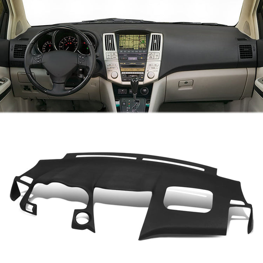nan DASH COVERS - MOLDED DASH CAP COVER OVERLAY - 07-09 LEXUS RX350/06-08 LEXUS RX400H/ 04-06 LEXUS RX330 - FITS MODELS WITHOUT CENTER SPEAKER ON DASH - ABS PLASTIC - TEXTURED BLACK