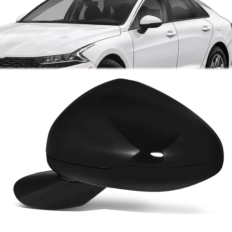 RETROVISOR MIRROR - OE STYLE - KIA K5 21-24 - WITH POWER WITH HEATED GLASS WITH BLIND SPOT - FOR EX - DRIVER SIDE - PAINT TO MATCH - BLACK
