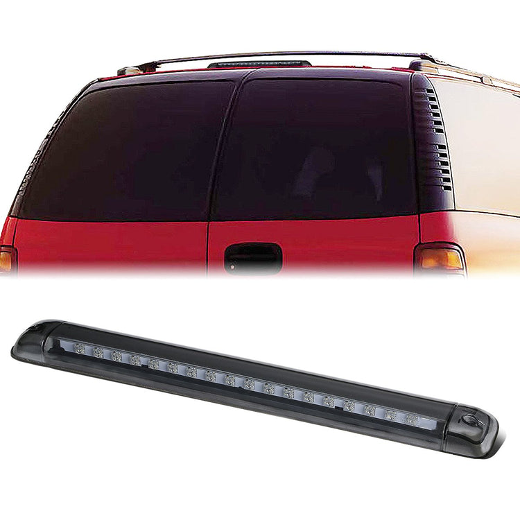 LUZ DE FRENO 94 CHEVY BLAZER - FULL SIZE / 94-05 CHEVY BLAZER S10 2-DR / 98-03 CHEVY BLAZER S104-DR - FITS MODELS WITH TAILGATE / 00-04 CHEVY SUBURBAN 1500, 2500, GMC YUKON XL 1500, GMC YUKON XL 2500 - FITS MODELS WITH REAR CARGO DOORS / 92-99 CHEVY