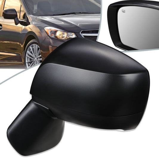 RETROVISOR MIRROR - OEM - 12-14 SUBARU IMPREZA / 2012 SUBARU IMPREZA R / 13-14 SUBARU XV CROSSTREK - POWERED - HEATED - BLACK - LEFT