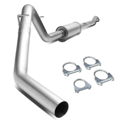 TUBERIA CATBACK CATBACK - 05-07 DODGE DAKOTA - 3.4L / 4.7L - SINGLE TIP - STAINLESS STEEL