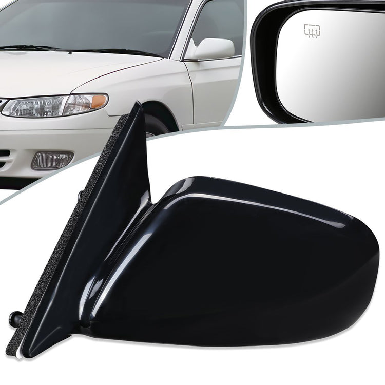 RETROVISOR MIRROR - OEM - 97-01 TOYOTA CAMRY - POWERED - HEATED - PAINTABLE - BLACK - LEFT