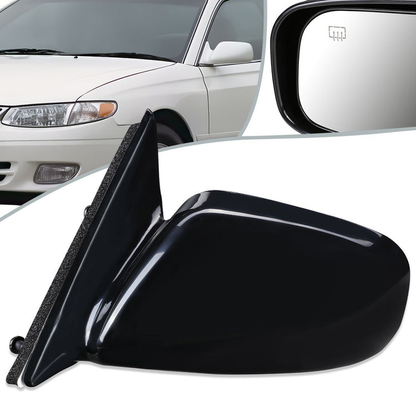 RETROVISOR MIRROR - OEM - 97-01 TOYOTA CAMRY - POWERED - HEATED - PAINTABLE - BLACK - LEFT