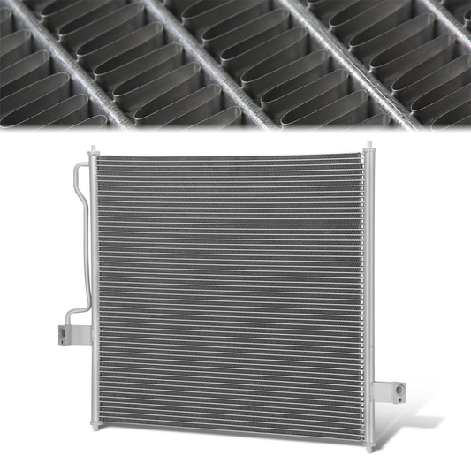 CONDENSADOR FORD EXPLORER 2002-2010 / FORD EXPLORER SPORT TRAC 2007-2010 / MERCURY MOUNTAINEER 2002-2010 - FOR 4.0L V6 4.6L V8 MODELS - ALUMINIUM