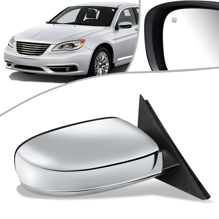 RETROVISOR MIRROR - OEM - 11-14 CHRYSLER 300C - POWERED - HEATED - FOLDING - W/ CHROME COVER - RIGHT