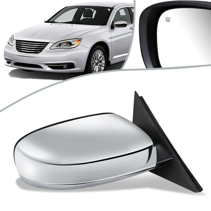 RETROVISOR MIRROR - OEM - 11-14 CHRYSLER 300C - POWERED - HEATED - FOLDING - W/ CHROME COVER - RIGHT