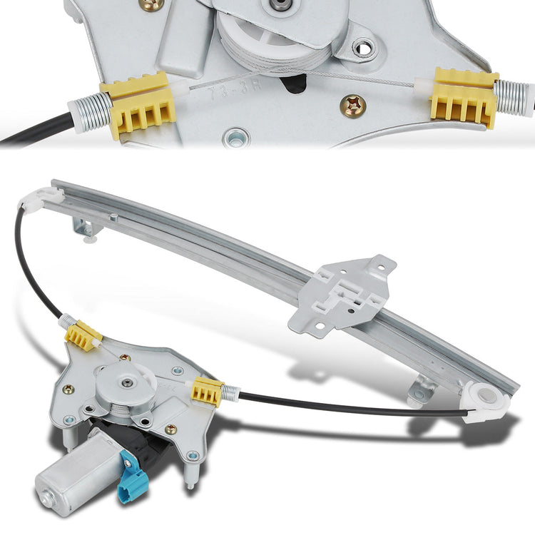 REGULADOR DE VENTANA WINDOW MOTORS & REGULATORS - METALLIC - 00-05 HYUNDAI ACCENT - METALLIC - BARE STEEL/PLASTIC