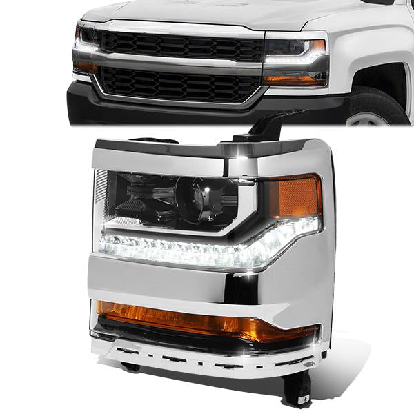 FAROS OE STYLE - 16-19 CHEVY SILVERADO 1500, GMC SIERRA 1500 - LEFT