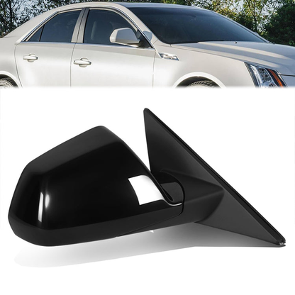 RETROVISOR MIRROR - OE STYLE - CADILLAC CTS 2008-2014 - WITH POWER WITH HEATED GLASS - PASSENGER RIGHT SIDE - BLACK