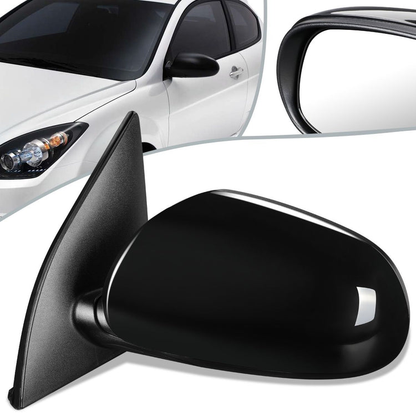 RETROVISOR MIRROR - OEM - 10-11 HYUNDAI ACCENT - POWERED - BLACK - LEFT