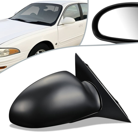 RETROVISOR MIRROR - OEM - 00-05 BUICK LESABRE - POWERED - W/ MEMORY - FOLDING - BLACK - RIGHT