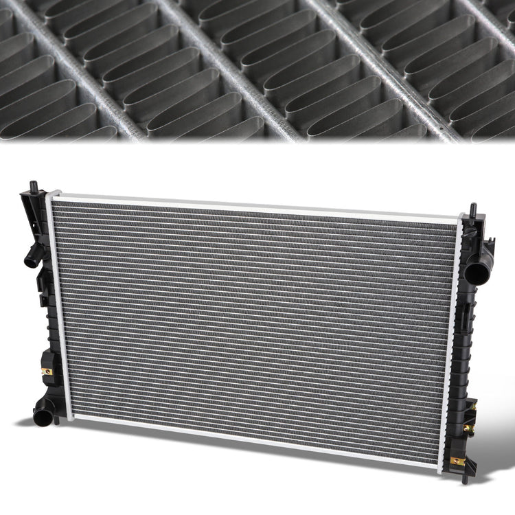 RADIADOR RADIATOR - OEM - 10-12 FORD TAURUS SHO / 10-12 LINCOLN MKS - FITS 3.5L TURBO AUTOMATIC TRANSMISSION - DPI 13186