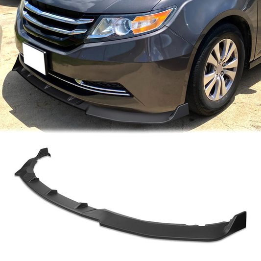 LIP FRONTAL 11-17 HONDA ODYSSEY - REQUIRES DRILLING BUMPER FOR INSTALLATION - 3PC - MATTE BLACK