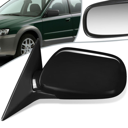 RETROVISOR MIRROR - OEM - 00-04 SUBARU LEGACY - POWERED - TEXTURED - BLACK - LEFT