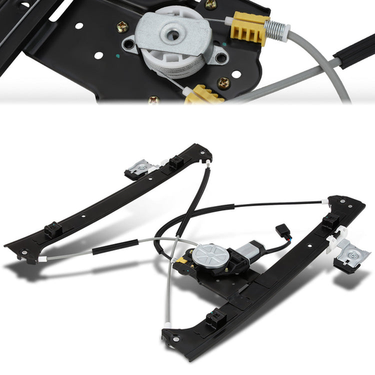 REGULADOR DE VENTANA WINDOW MOTORS & REGULATORS - METALLIC - 04-07 BUICK RAINIER/02-09 CHEVY TRAILBLAZER/02-09 GMC ENVOY/03-08 ISUZU ASCENDER/02-04 OLDSMOBILE BRAVADA/05-09 SAAB 9-7X - METALLIC - BARE STEEL/PLASTIC