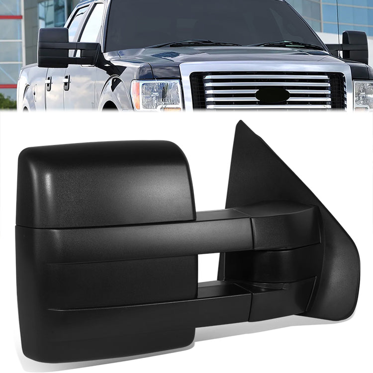RETROVISOR MIRROR - OE STYLE - FORD F-150 11-12 - WITH POWER WITH HEATED WITH TURN SIGNAL - PASSENGER SIDE - PAINT TO MATCH - BLACK