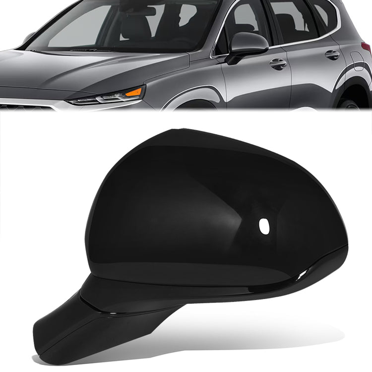 RETROVISOR MIRROR - OE STYLE - HYUNDAI SANTA FE 19-20 - WITH POWER WITH HEATED GLASS - DRIVER SIDE - PAINT TO MATCH - BLACK