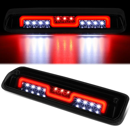 LUZ DE FRENO 3RD BRAKE LIGHT - 07-10 FORD EXPLORER SPORT TRAC / 04-08 F-150, LOBO / 06-08 LINCOLN MARK LT - FITS MODELS WITH CARGO LIGHT ONLY - SEQUENTIAL CHASE LED - SMOKE