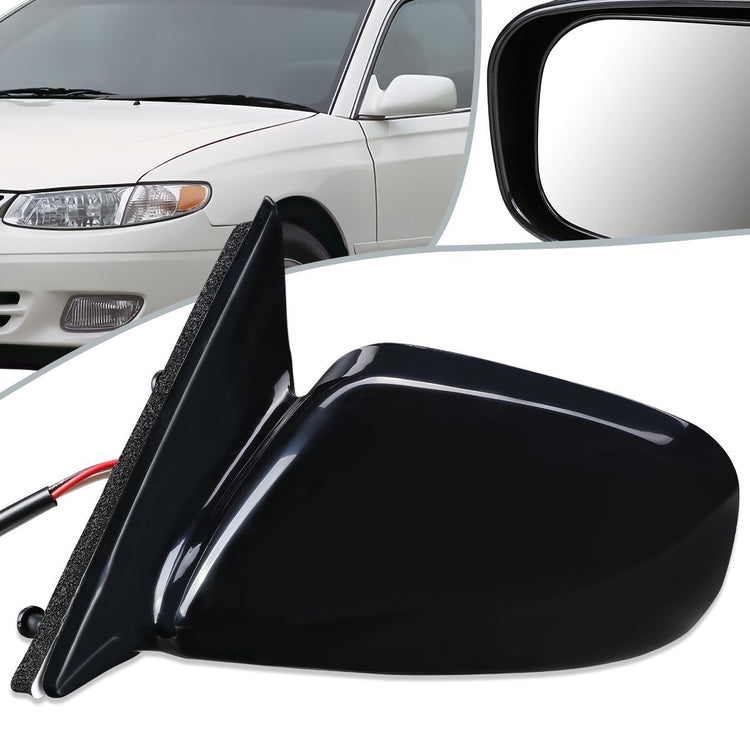 RETROVISOR MIRROR - OEM - 97-01 TOYOTA CAMRY - POWERED - PAINTABLE - BLACK - LEFT