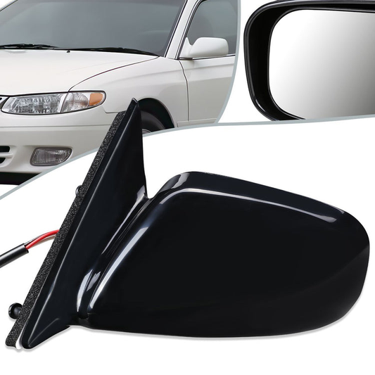 RETROVISOR MIRROR - OEM - 97-01 TOYOTA CAMRY - POWERED - PAINTABLE - BLACK - LEFT