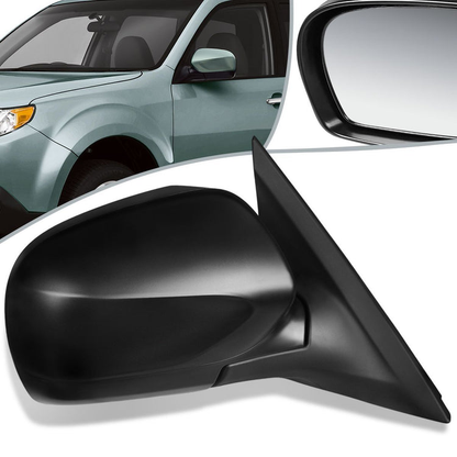 RETROVISOR MIRROR - OEM - 11-13 SUBARU FORESTER X XT - POWERED - TEXTURED - BLACK - RIGHT