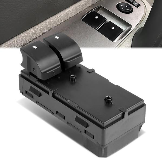 INTERRUPTOR ELEVADOR ELECTRICO 08-11 CHEVY HHR / 07-13 CHEVY SILVERADO 1500, GMC SIERRA 1500 / 07-14 CHEVY SILVERADO 2500, 3500, GMC SIERRA 2500, 3500 - FITS 2-DR MODELS - DRIVER SIDE - BLACK