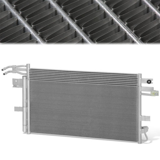 CONDENSADOR FORD POLICE INTERCEPTOR UTILITY 2013-2019 / FORD EXPLORER 2016-2019 - FITS 3.5L 3.7L MODELS - ALUMINIUM