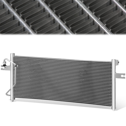CONDENSADOR NISSAN FRONTIER 1998-2002 / NISSAN XTERRA 2000-2002 - ALUMINIUM