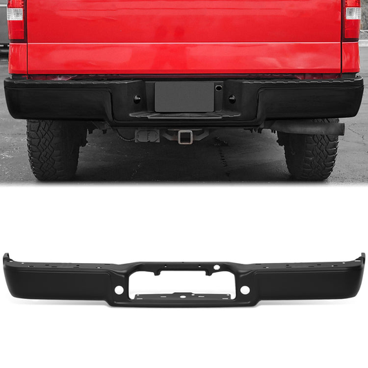 DEFENSA 04-08 FORD F-150 / 06-08 LINCOLN MARK LT - FITS FLEETSIDE MODELS WITHOUT PARKING ASSIST SENSOR HOLES - BLACK