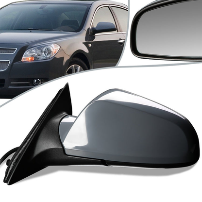 RETROVISOR MIRROR - OEM - 07-09 SATURN AURA - POWERED - HEATED - PAINTABLE - BLACK - LEFT