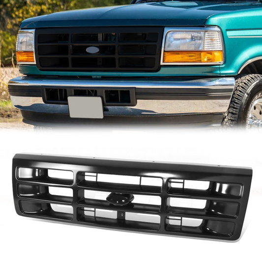 PARRILLA GRILLE - FD F150 P/U '92-'96/ GRILLE ASS'Y 92-96/ MAT-BLACK//PARTS.NO,FO1200179//OEM NO,F4TZ8200H