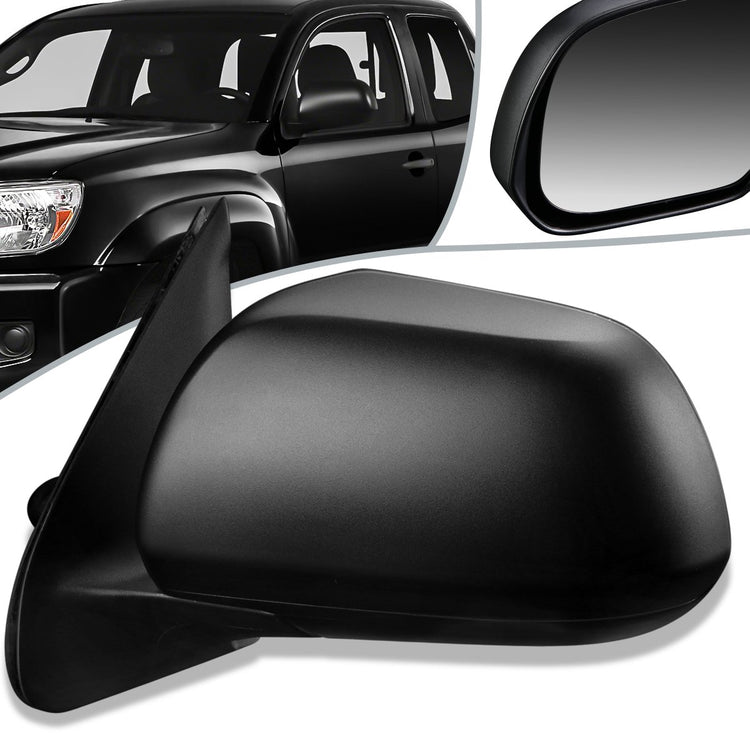 RETROVISOR MIRROR - OEM - 12-15 TOYOTA TACOMA - POWERED - TEXTURED - BLACK - LEFT