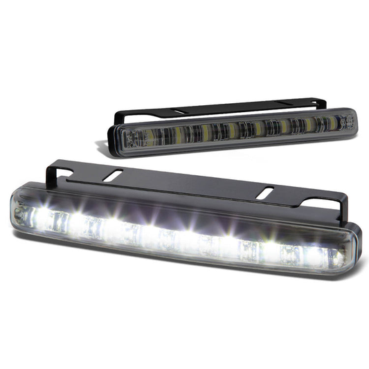 FAROS DE NIEBLA UNIVERSAL - 8 LED - DRL - SMOKE