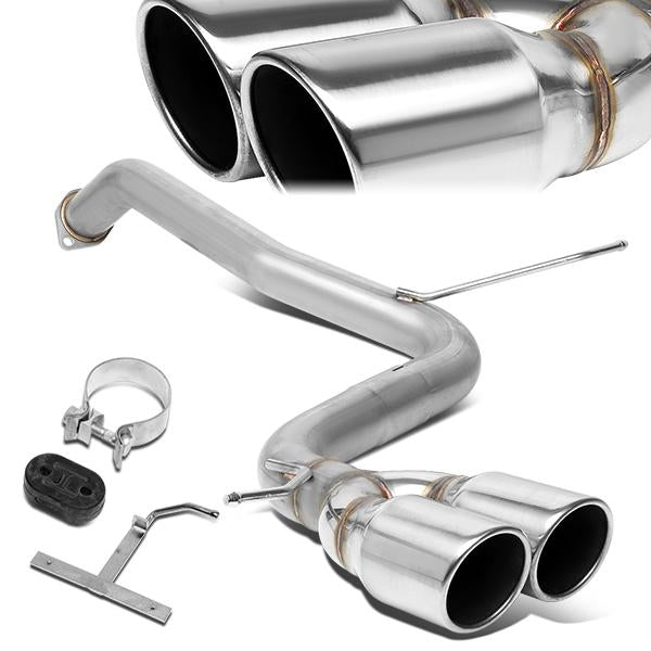 TUBERIA CATBACK AXELBACK - 08-15 SCION XB - DUAL ROLLED TIP - STAINLESS STEEL